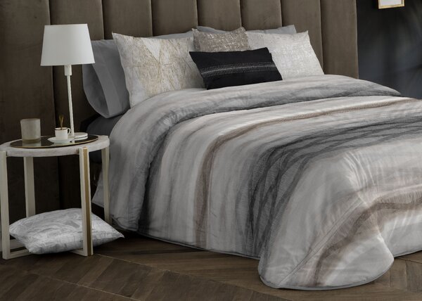 Textil Antilo Přehoz na postel Malena, béžovo-šedý Rozměr: 250x270 cm