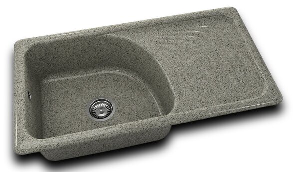 RETRO DŘEZ 90x49cm TWEED s pravým odkapem