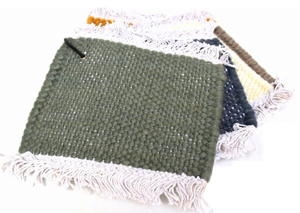 Linie Design Vlněný koberec Birla Green, zelenkavý Barva: Green (zelená), Rozměr: 140x200 cm