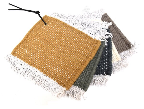 Linie Design Vlněný koberec Birla Yellow, žlutý Rozměr: 140x200 cm