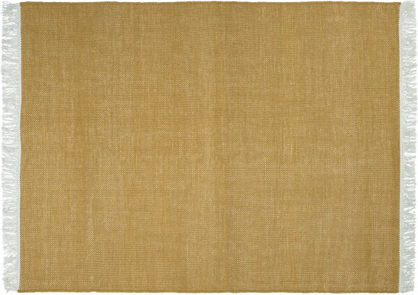 Linie Design Vlněný koberec Birla Yellow, žlutý Rozměr: 140x200 cm