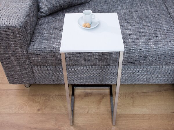 Simply příruční stolek bílý 60 cm