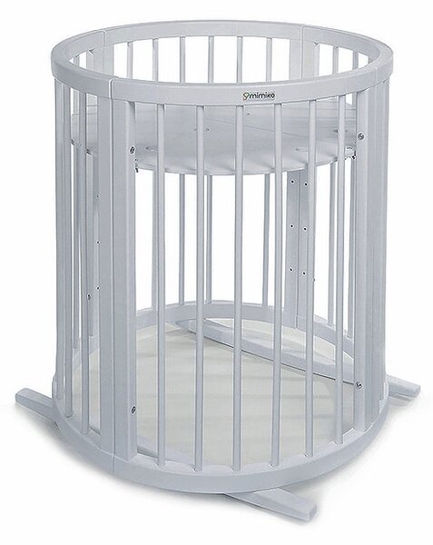 MIMIKO Postýlka kulatá 9v1 Round Grey