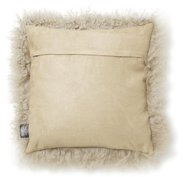 Skinnwille Home Collection Kožešinový polštář Taupe, tibetská kožešina, 40x40 cm