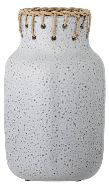 Váza lenaj 28 cm šedá