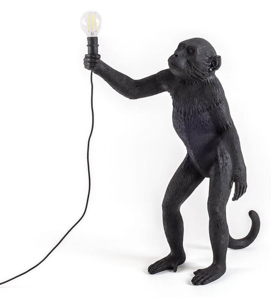Seletti - Monkey Standing Venkovní Stolní Lampa Black - Lampemesteren