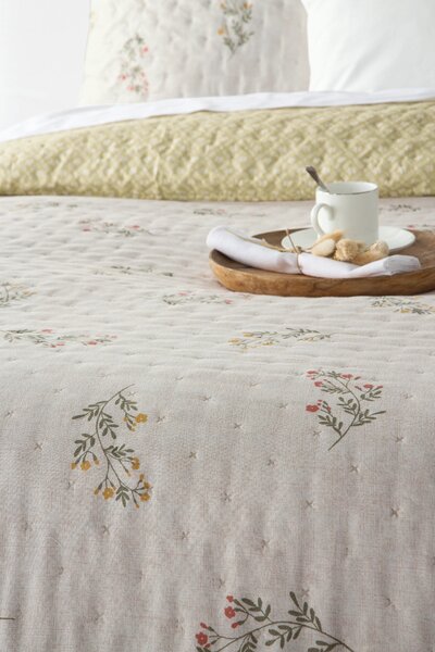 Textil Antilo Přehoz na postel Nely Coral, oboustranný, se 2 povlaky na polštáře Rozměr: 270x270 cm