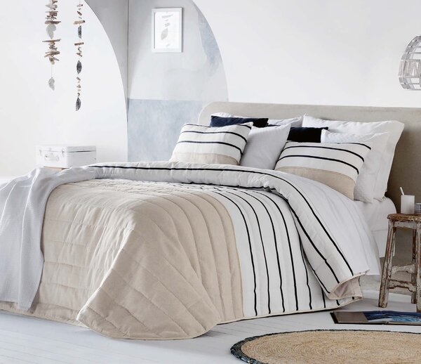 Textil Antilo Elegantní přehoz Valerian Marino, se 2 povlaky na polštář 70x50 cm Rozměr: 270x270 cm