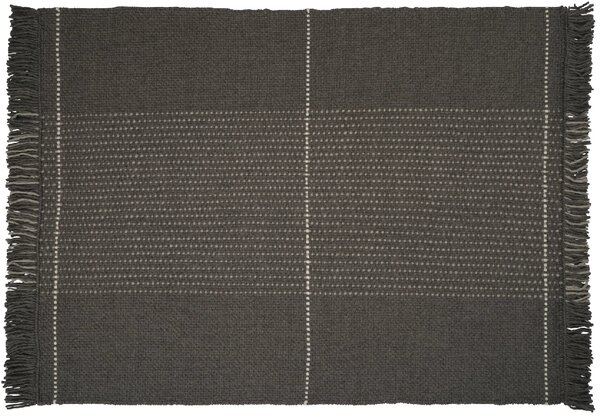 Linie Design Vlněný koberec Awakened Mind Charcoal, uhlově šedý, vlna Rozměr: 140x200 cm