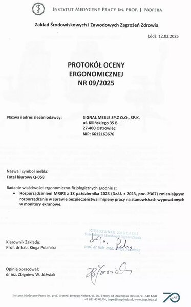 QUADRO 058 kancelářská židle, černá