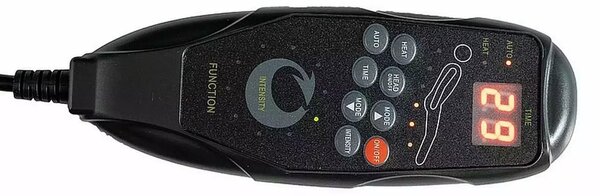 NEO VELVET M masážní relaxační křeslo, elektrické, skořicová