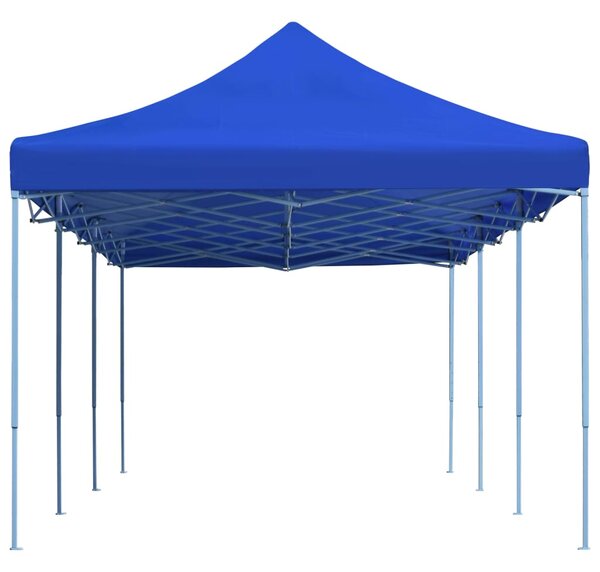 Skládací nůžkový party stan 3 x 9 m modrý