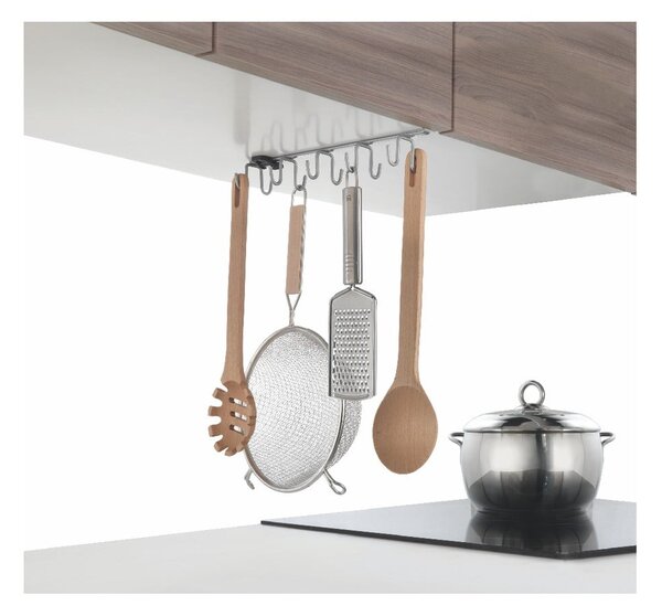 Závěsný držák na kuchyňské potřeby Metaltex, délka 8 cm