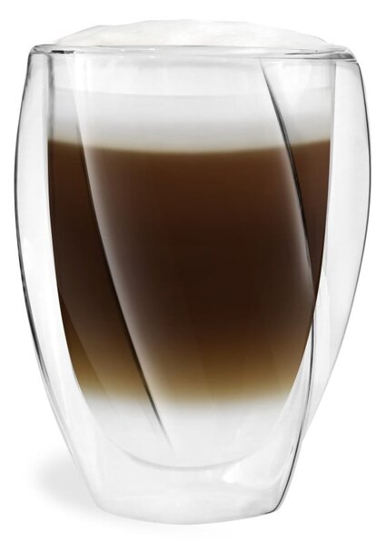 Sada 2 dvoustěnných sklenic Vialli Design Latte, 300 ml