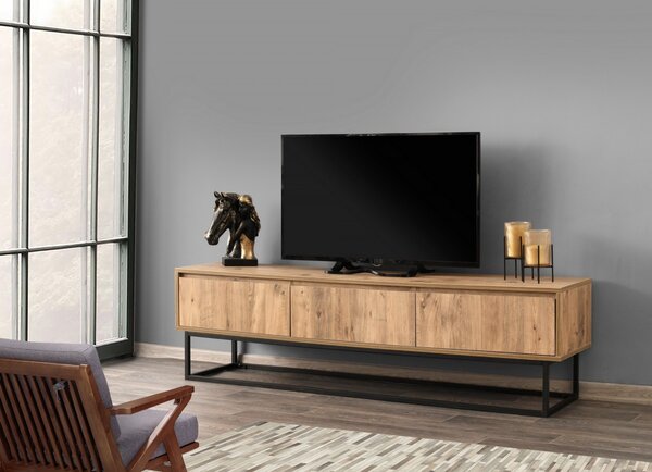 Hanah Home TV stolek Ruba 180 cm borovice atlantská
