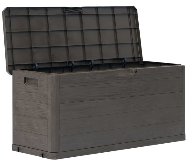 Zahradní úložný box 280 l hnědý