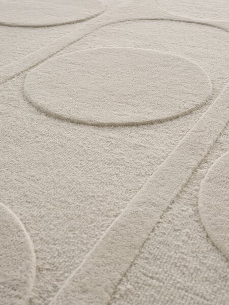 Linie Design Koberec Orb Alliance White,přírodní bílá Rozměr: 140x200 cm