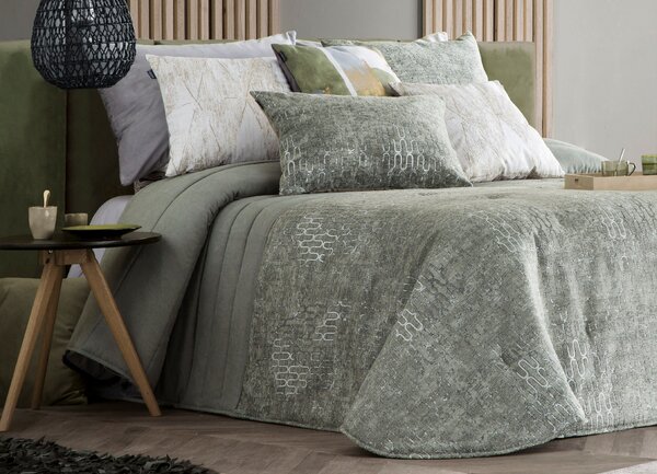 Textil Antilo Přehoz na postel Abby Green, zelenošedý Rozměr: 250x270 cm