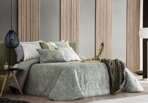 Textil Antilo Přehoz na postel Abby Green, zelenošedý Rozměr: 250x270 cm