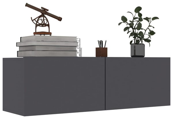 TV stolek Sunset - šedý | 100x30x30 cm