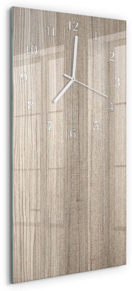 Skleněné hodiny vertikální Dřevo zsppb-30x60-00083575