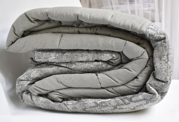 Textil Antilo Přehoz na postel Abby Green, zelenošedý Rozměr: 250x270 cm