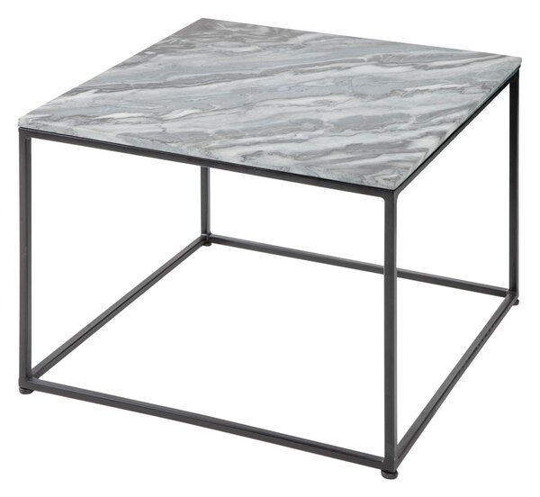 Designový konferenční stolek Factor 50 cm mramor šedý