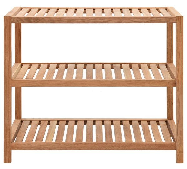 Koupelnový regál masivní ořechové dřevo 64 x 40 x 55 cm