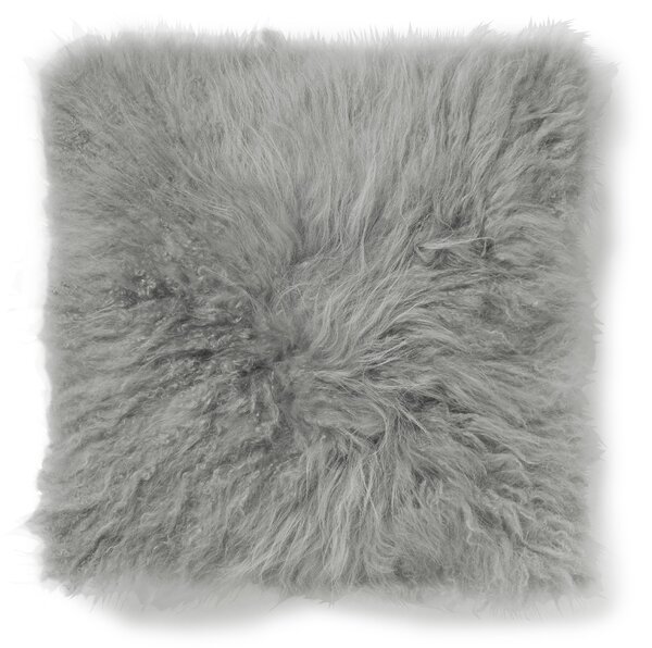 Skinnwille Home Collection Kašmírový polštář Nanny Grey, šedý