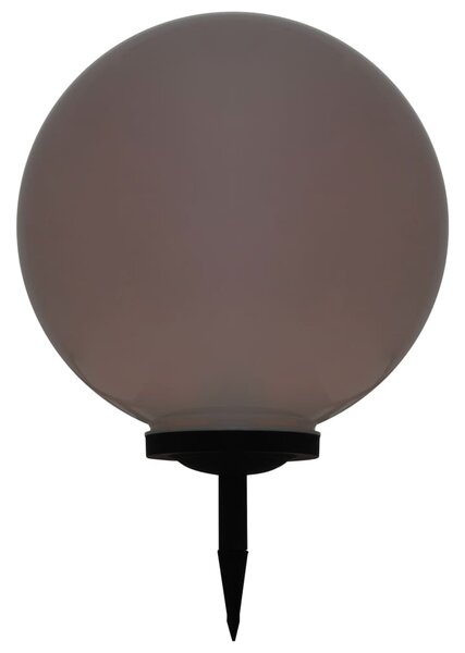 Zahradní solární lampy 2 ks LED kulovité 40 cm RGB