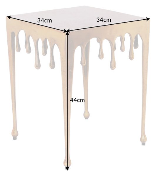 Designový odkládací stolek Gwendolyn S 44 cm zlatý