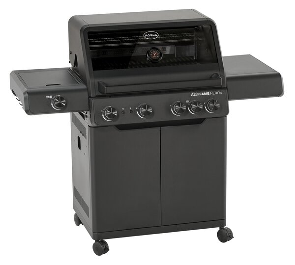 Plynový gril RÖSLE Allflame Hero 4 černý ROS-251057/SET