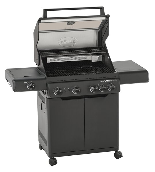 Plynový gril RÖSLE Allflame Hero 4 černý ROS-251057/SET