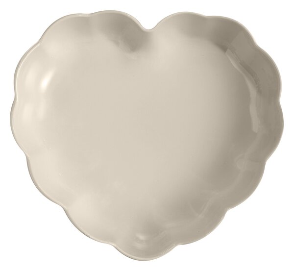 Koláčová forma Emile Henry Madeleine srdce, Ø 26,57 cm, slonová kost 026153