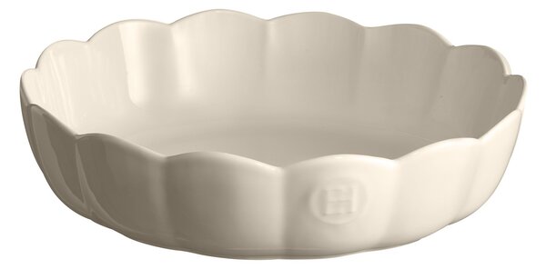 Koláčová forma Emile Henry Madeleine hluboká, Ø 27 cm, slonová kost 026253
