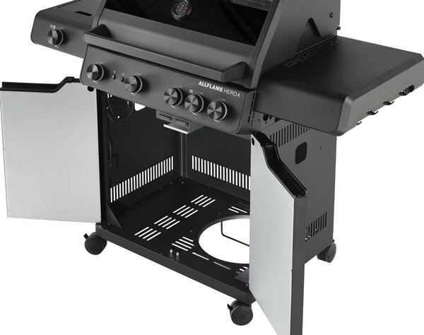 Plynový gril RÖSLE Allflame Hero 4 černý ROS-251057/SET