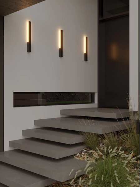MAXLIGHT W0458 - LED Venkovní nástěnné svítidlo KAPRUN LED/6W/230V IP65 černá