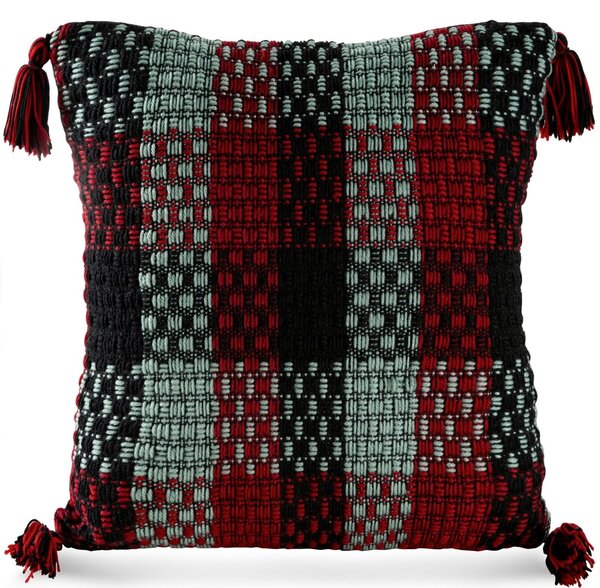 DEKORAČNÍ POVLAK NA POLŠTÁŘ HILAR 45X45 CM VZOROVANÁ
