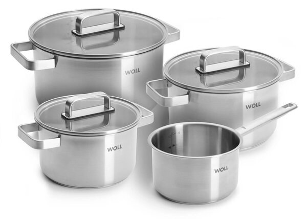 Sada hrnců WOLL Steel 7 ks, nerez ST-SET002