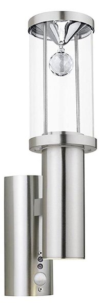 Eglo 94126 - LED venkovní osvětlení s čidlem TRONO 2 1xGU10/3W + 1xLED/3,7W IP44