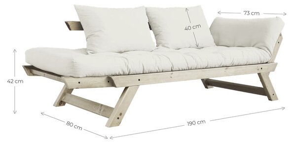 Variabilní pohovka Karup Design Bebop Natural Clear/Linen Beige