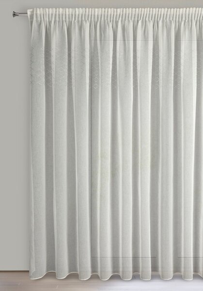 ZÁCLONA NA PÁSCE KLEO 350X270 CM BÍLÁ