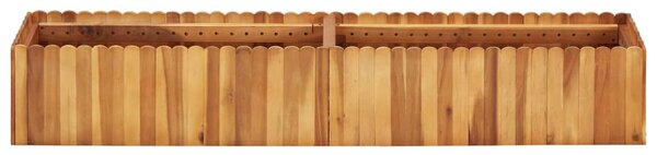 Zahradní vyvýšený záhon 150 x 30 x 25 cm masivní akáciové dřevo