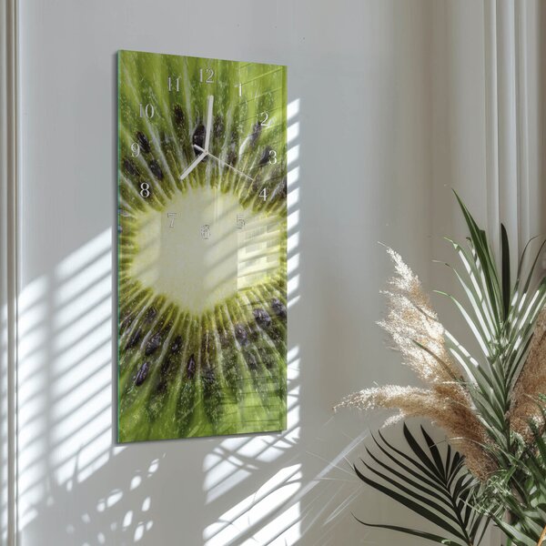 Skleněné hodiny vertikální Kiwi zsppb-30x60-00079734