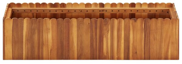 Zahradní vyvýšený záhon 100 x 30 x 25 cm masivní akáciové dřevo