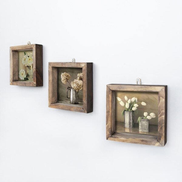 Obrazy v sadě 3 ks 15x15 cm – Wallity