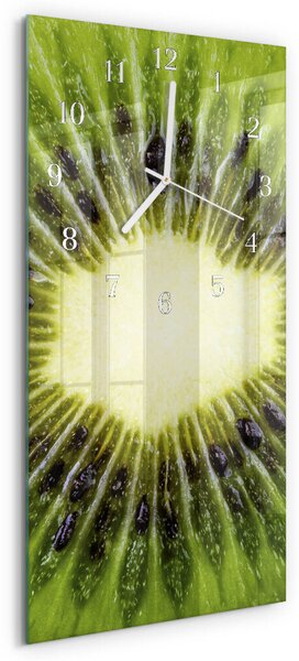 Skleněné hodiny vertikální Kiwi zsppb-30x60-00079734