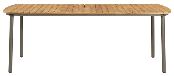 Zahradní stůl 200 x 100 x 72 cm masivní akáciové dřevo a ocel