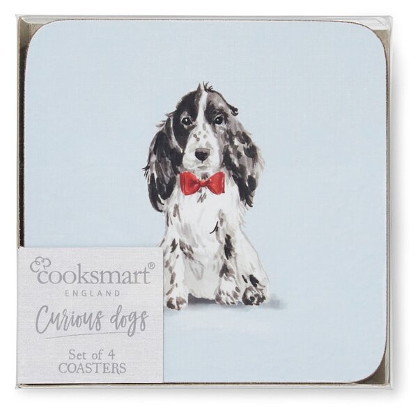 Set 4 podtácků Cooksmart ® Curious Dogs