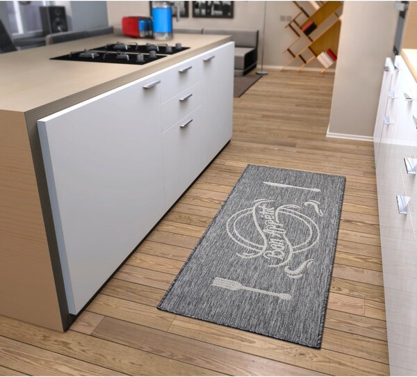 Šedobéžový běhoun 62x150 cm Cucina – Hanse Home